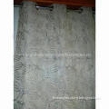 Mesh fabric curtain with embroidery, measures 140x280cm with 8 grommets, standard export packing